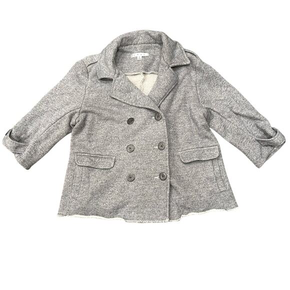 CAbi Women's Shrunken Peacoat Heather Gray Size M - Picture 3 of 8